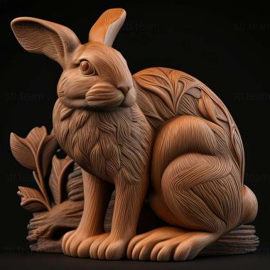 3D model bunny 3d model (STL)